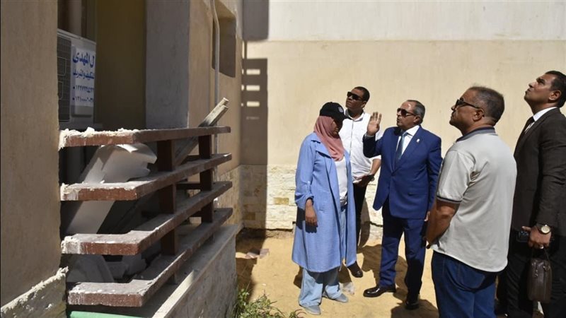 محافظ بورسعيد يتفقد