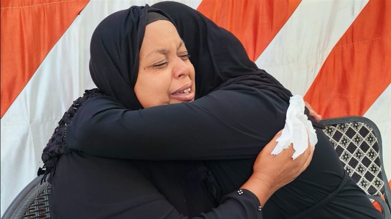 انهيار والدة الضحية