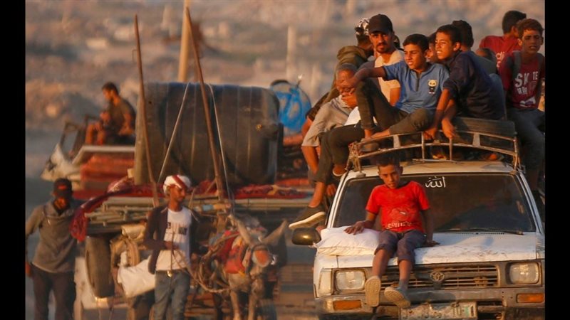 نزوح قصري لسكان غزة