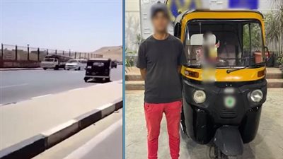 تهور في المقطم.. سائق توك توك يسير عكس الاتجاه ويعرض حياة المواطنين للخطر