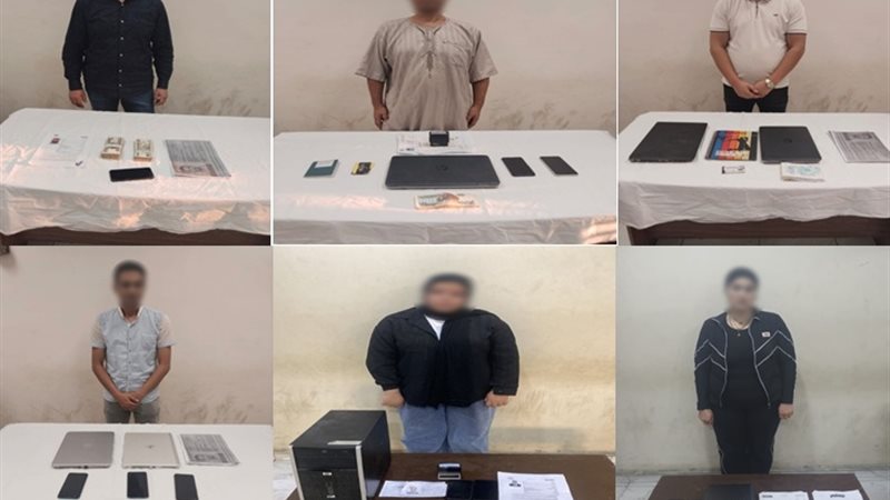 المتهمون والمضبوطات