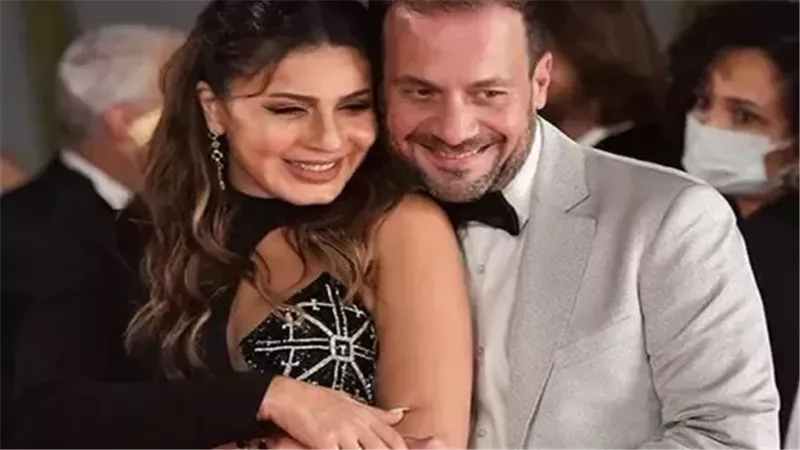 نجلاء بدر وزوجها