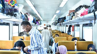 انطلاق القطار الخامس عشر ضمن رحلات العودة الطوعية للسودانيين إلى السد العالي 