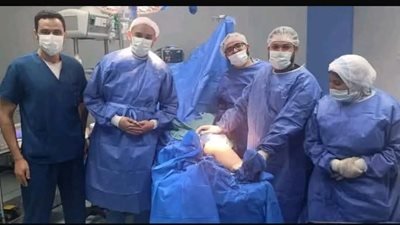 عملية جراحية ناجحة لمريض يعاني انسداد معوي وفتق بالحجاب الحاجز ببني سويف