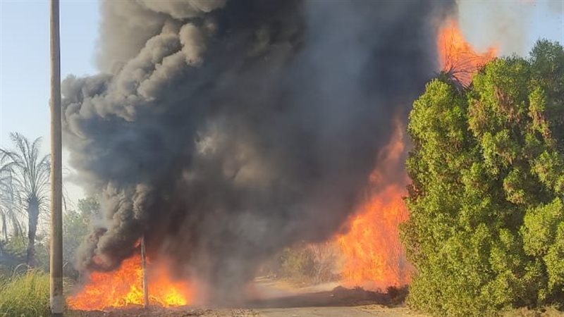 حريق أسوان