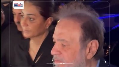 بعد الحكم.. أول ظهور لـ «وفاء عامر» في عزاء الراحل عمرو ستين