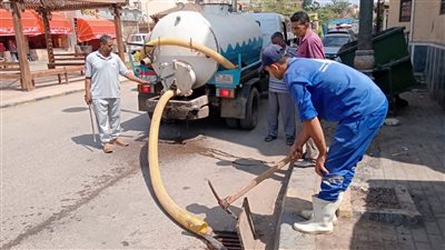 مياه المنوفية: تنفيذ خطة تطهير شبكات الصرف الصحى بكافة مناطق المحافظة
