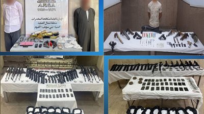 مصرع 4 مجرمين شديدي الخطورة وضبط مخدرات وأسلحة بـ55 مليون جنيه بأسيوط