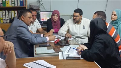  سكرتير مساعد المنوفية يتابع منظومة العمل بالمركز التكنولوجى ومصنع قمامة