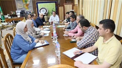 محافظ المنوفية يتابع مشروعات الخطة الاستثمارية ونسب إنجاز منظومة العمل