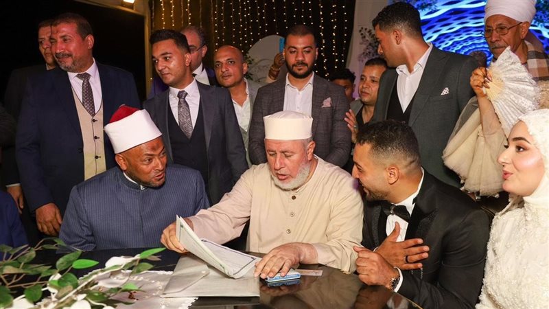 حفل زفاف الصحفي