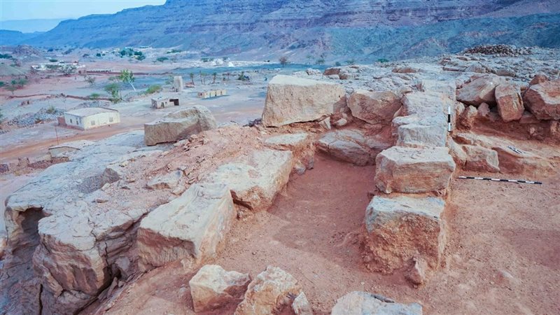 جانب من الكشف الأثري