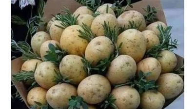 بوكيه البطاطس بدلاً من الورد يتصدر الترند.. ما القصة؟