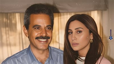 «أحسن صورة بحياتي».. دينا الشربيني تشارك في تريند تركيب الصور مع والدها