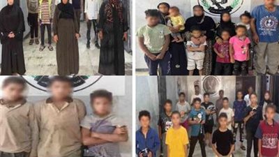 عصابة التسول في قبضة الأمن.. 9 عاطلين و6 سيدات يستغلون 26 طفلًا في أعمال قسرية