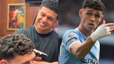 حلاق في هولندا.. قصة مصري يصفف شعر فودين لاعب السيتي