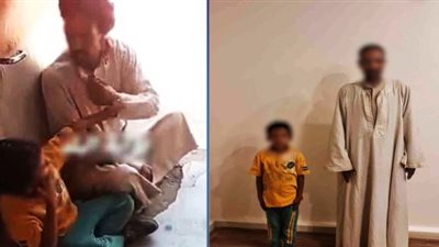 ضربه بالقلم.. ضبط أب تعدى على طفله بسبب التسول في الإسماعيلية