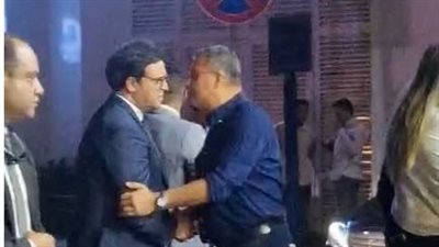 عمرو الليثي ووزير الثقافة يقدمان العزاء في زينات خليل أرملة سيد مكاوي .. صور