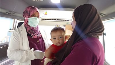 تقديم أكثر من 2600خدمة طبية مجانية لأهالى سنور شرق النيل ضمن 