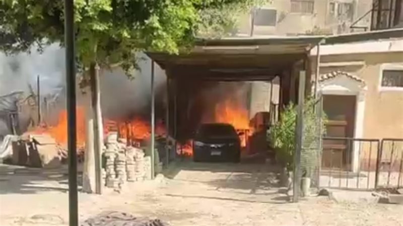 حريق بالقناطر الخيرية