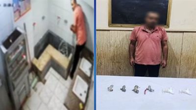 سرقة في بيت الله | فيديو يوثق سرقة الحنفيات من داخل مسجد بالإسكندرية