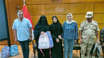 نائبة محافظ القليوبية تُشارك في احتفالية توزيع شنط مدرسية على 200 طالب