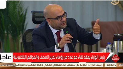 أحمد صبري لـ رئيس الوزراء: الإعلام يحتاج دعم الحكومة لمواجهة التحديات الرقمية