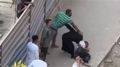 الأمن يحقق فى تعدى أشخاص على آخر و زوجته بالشارع بالهرم