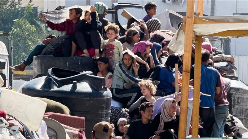 نزوح سكان غزة 