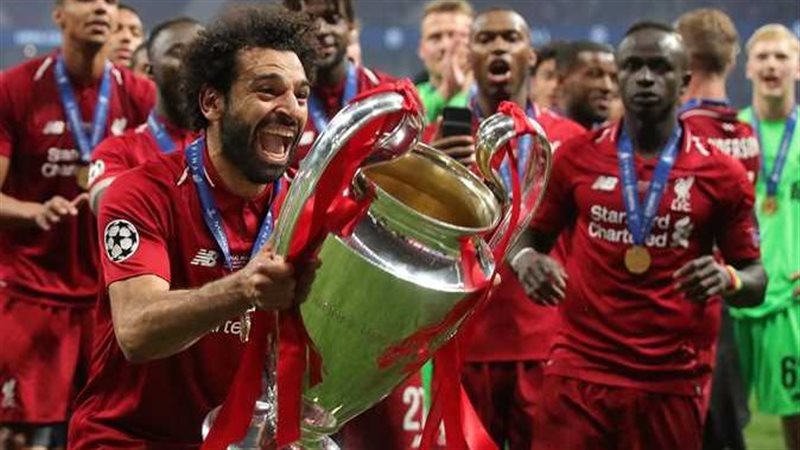 محمد صلاح والاحتفال