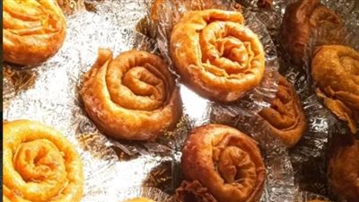 ً طريقة عمل المحنشة الجزائرية بحشوة اللوز خطوة بخطوة 	