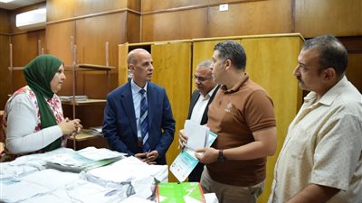 رئيس جامعة بني سويف يتفقد الحرم الجامعي استعدادًا للعام الدراسي الجديد