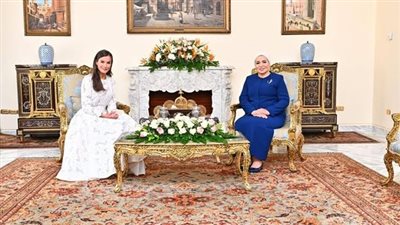 بعد زيارتها الأولى إلى مصر.. السيدة انتصار السيسي تستقبل ملكة إسبانيا 