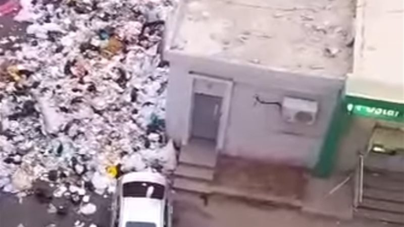 القمامة فى شارع سعيد