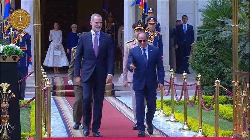 الرئيس السيسي وملك