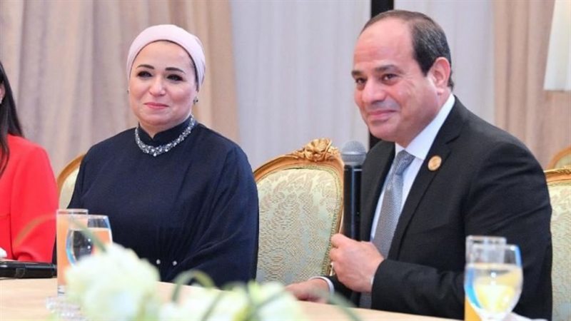 الرئيس وقرينته
