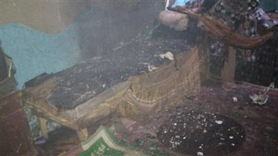 السيطرة على حريق نشب داخل منزل في قرية الخرانقة بقنا|صور