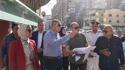 محافظ الإسكندرية يتفقد  سير الأعمال بمشروع توسعة طريق الحرية