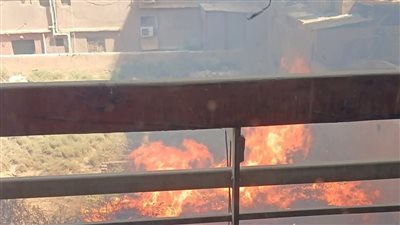 حريق هائل في مخلفات بشارع 77 بالمعادي.. والحماية المدنية تحاول السيطرة