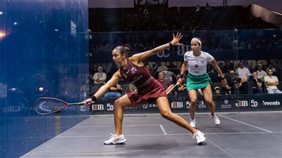 إرادة الأبطال.. عسل وحمامي إلى نهائي بطولة مصر الدولية للإسكواش