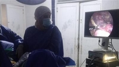نجاح عمليتي استئصال رحمي كامل بالمنظار الجراحي بمستشفى عزبة البرج المركزي