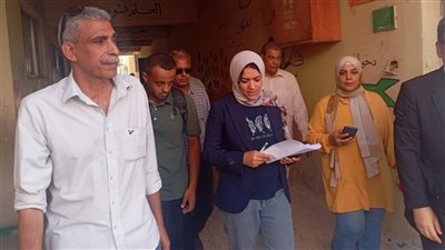 نائب محافظ القليوبية تواصل جولاتها لمتابعة جاهزية المدارس قبل الدراسة