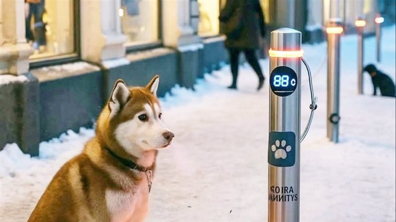 أعمدة تدفئة للكلاب