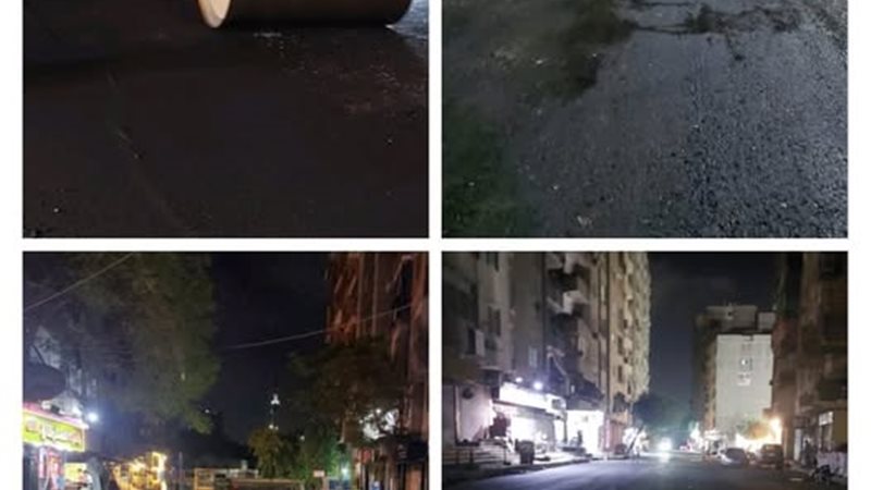 رصف وتطوير شارع السلام