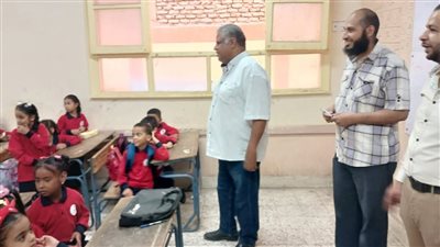 محلي قوص يتفقد مدرسة الثانوية العسكرية بنين بقنا | صور