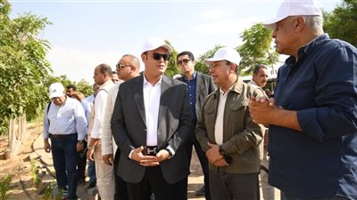 وزير الإسكان يتفقد مكونات مشروع حدائق تلال الفسطاط بمصر القديمة بالقاهرة