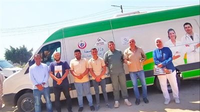 صحة الشرقية تطلق قافلة مجانية تضم 10 تخصصات طبية لقرية أكياد البحرية بفاقوس