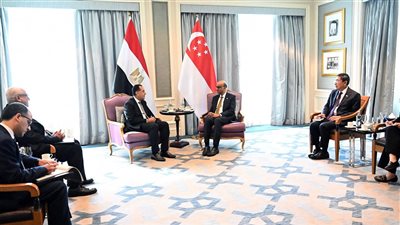 رئيس جمهورية سنغافورة يستقبل الوزراء لتعزيز العلاقات الثنائية