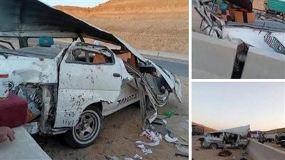 ننشر أسماء المصابين في حادث انقلاب ميكروباص بمحور 30 يونيو بالإسماعيلية