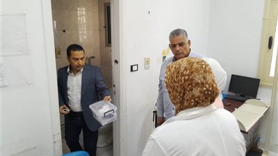 وكيل وزارة الصحة في مرورعلى المركز الطبي بدمياط الجديدة 